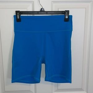 Fabletics Coastal Blue Anywhere High-Waisted Short 6”
